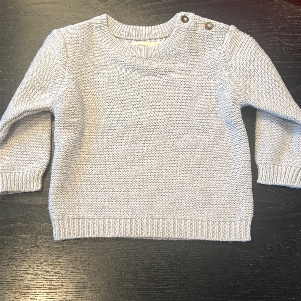 SFERRA Light Gray Knit Sweater